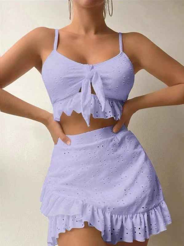 Miss Sparkling 3 Piece Swimsuit and Cover Up Set
