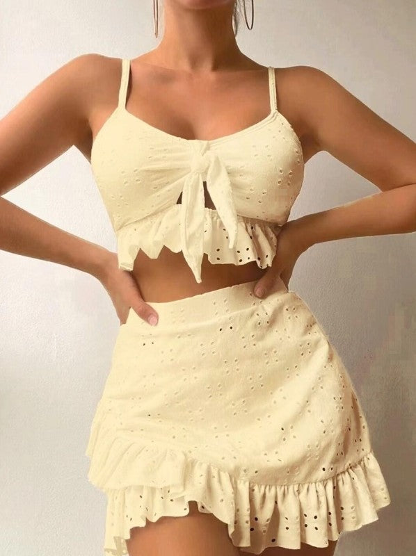 Miss Sparkling 3 Piece Swimsuit and Cover Up Set