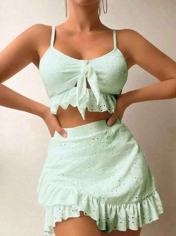 Miss Sparkling 3 Piece Swimsuit and Cover Up Set
