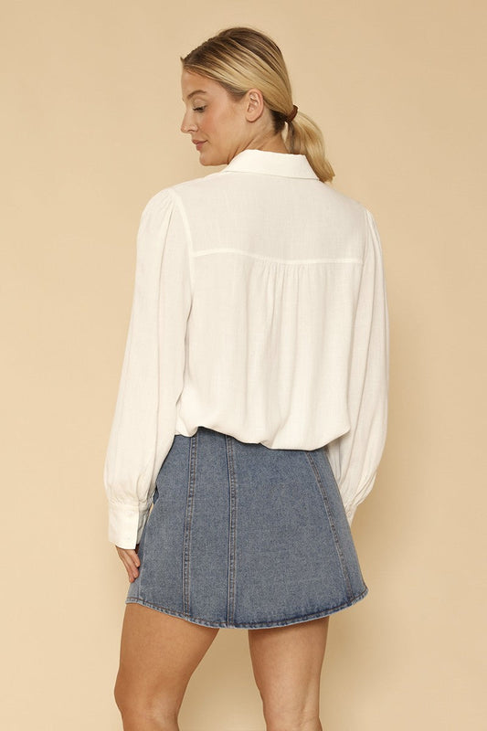 Sierra Western-Chic Button Down Blouse