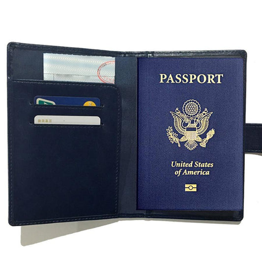 RFID-Safe Passport Wallet – Secure Travel in Style