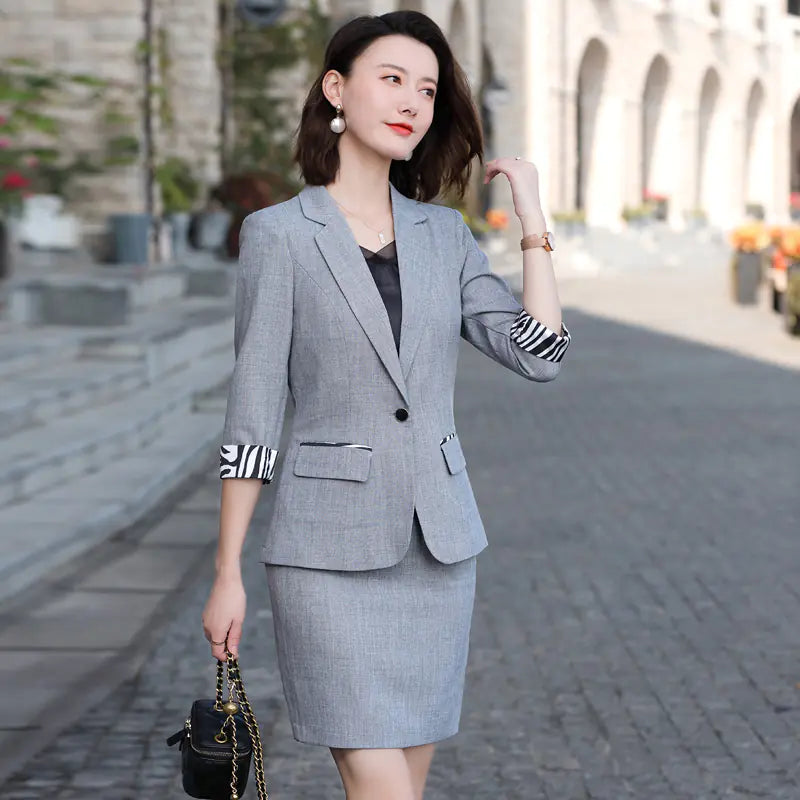 Half-Sleeve Business Suit for Corporate Authority | Sophisticata™