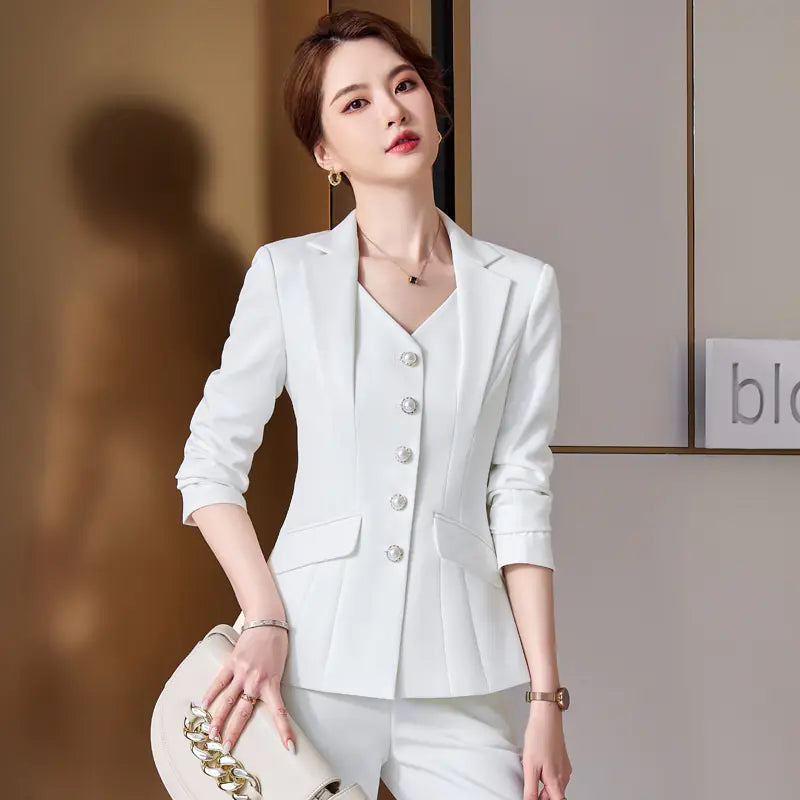 Office Business Suit Jacket and Pants Set | Sophisticata™