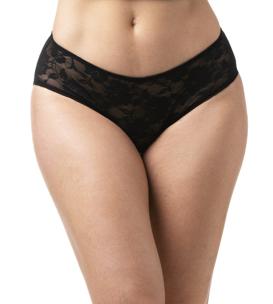 Flirt Lace Bikini Panty by Bandelettes® – Black