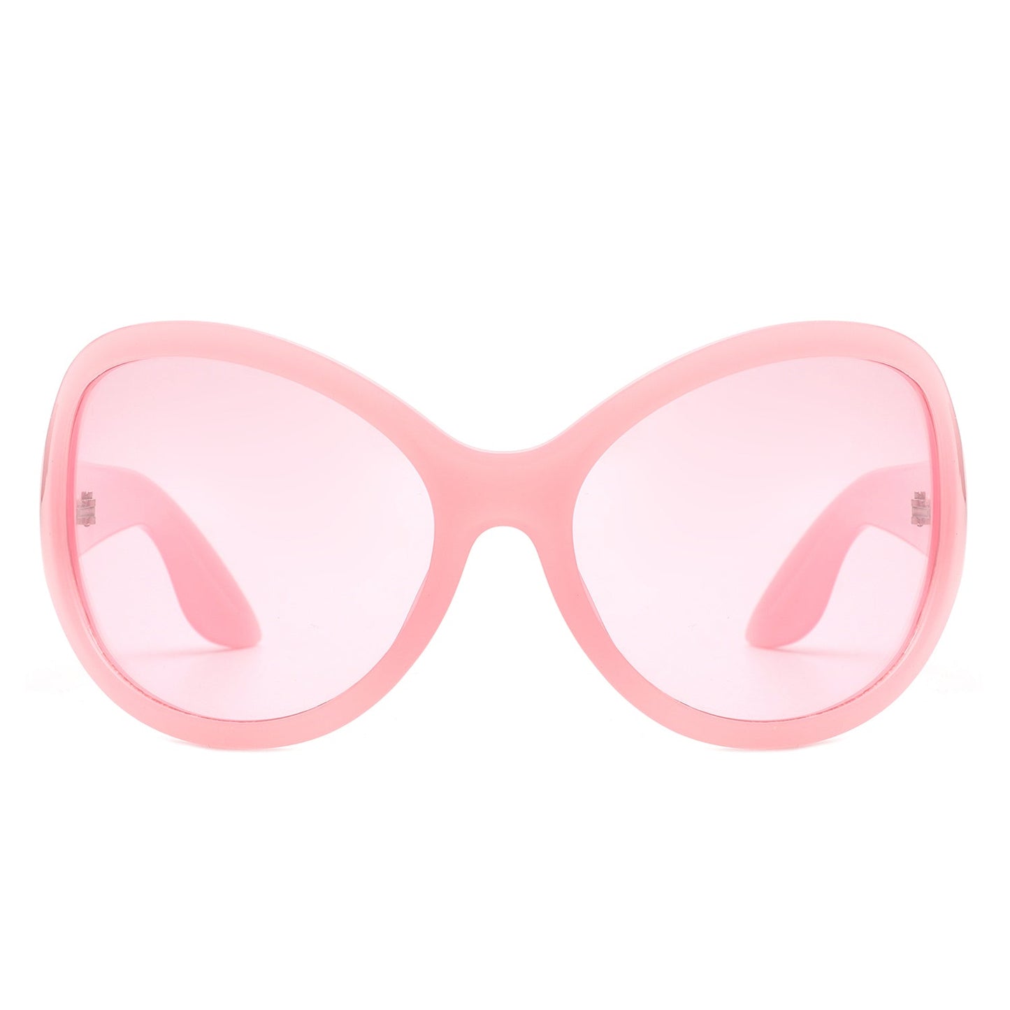 Quinlan - Oversized Round Wraparound Women's Sunglasses