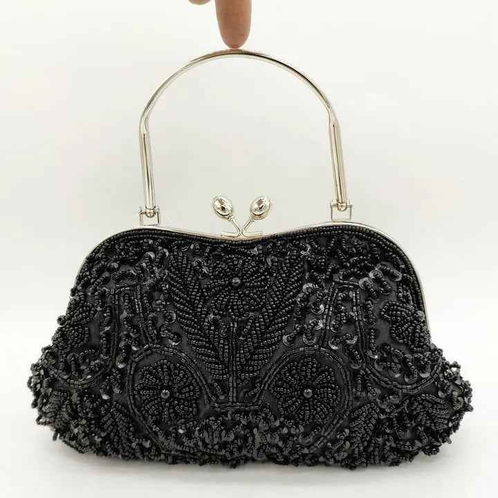 Beaded Frame Evening Purse