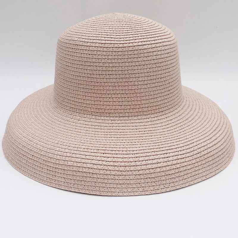Summer Sun Hats Ladies Solid Plain Elegant Wide Brim Hat