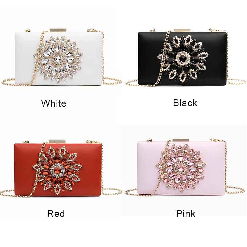 Crystal Minaudière Evening Clutch