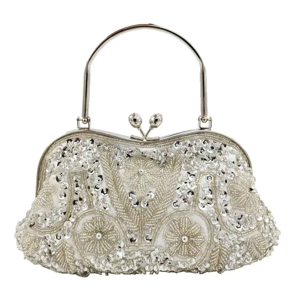 Beaded Frame Evening Purse