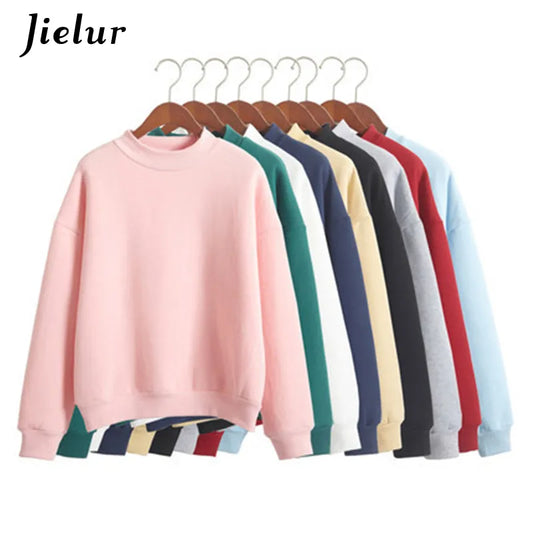 Jielur Wholesale Cute Women Hoodies Pullover