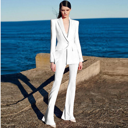 A6429 Tailored Blazer and Trouser Suit