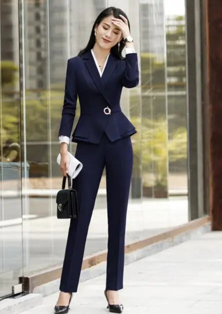Sophisticata™ Tailored Blazer and Trousers Set
