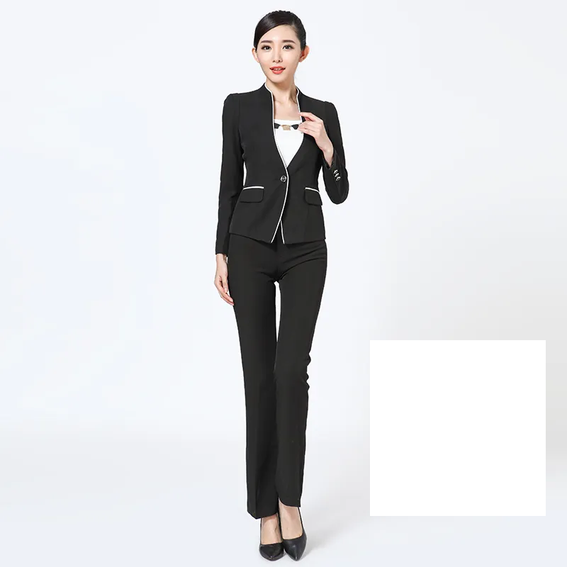 New Winter Two Piece Set Formal Blazer and Trousers Office Business Suit