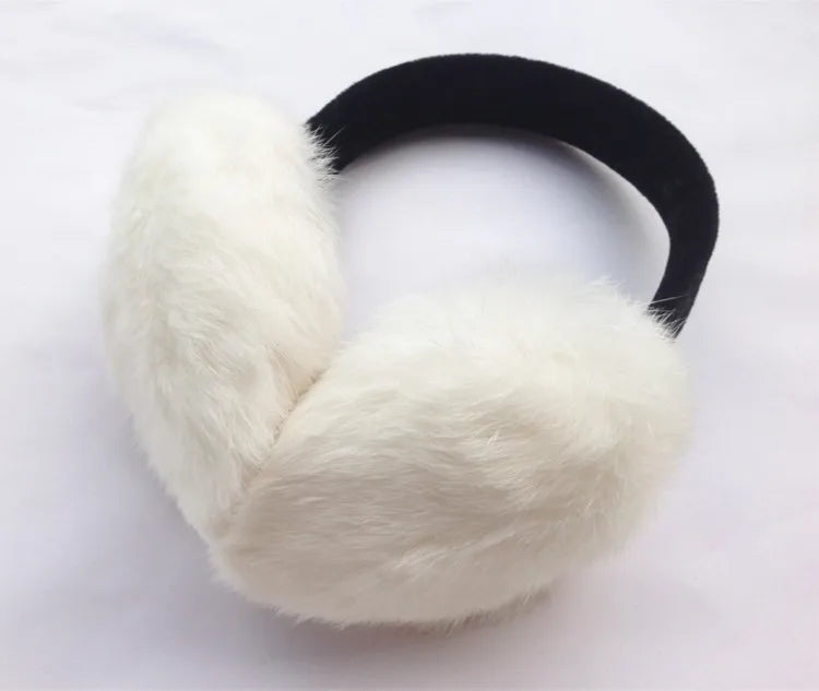 Real Fur Unisex Winter Earmuffs