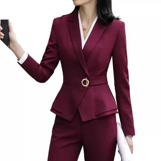 Sophisticata™ Tailored Blazer and Trousers Set