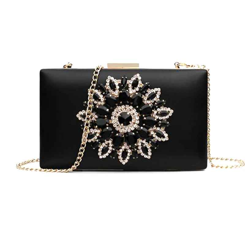 Crystal Minaudière Evening Clutch