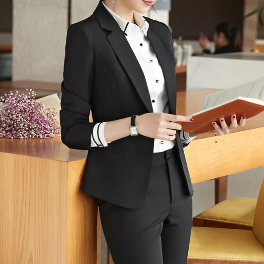 New Fashion Women Pant Suit Formal Business