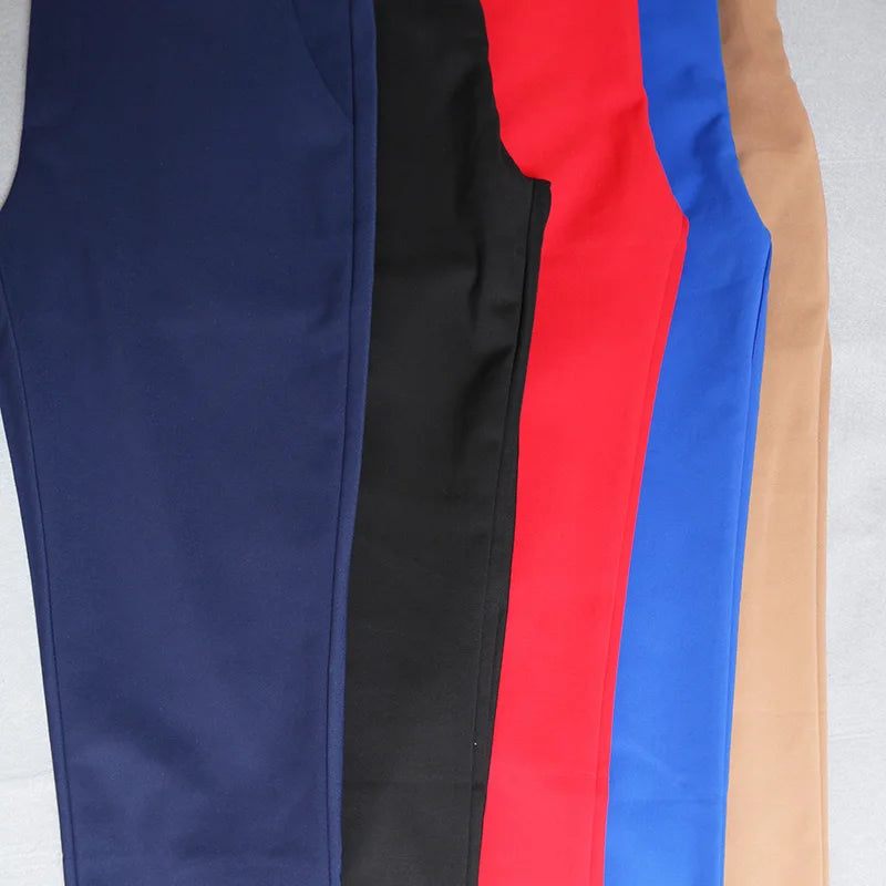 Pantalones tubo de cintura alta para la oficina | Sophisticata™
