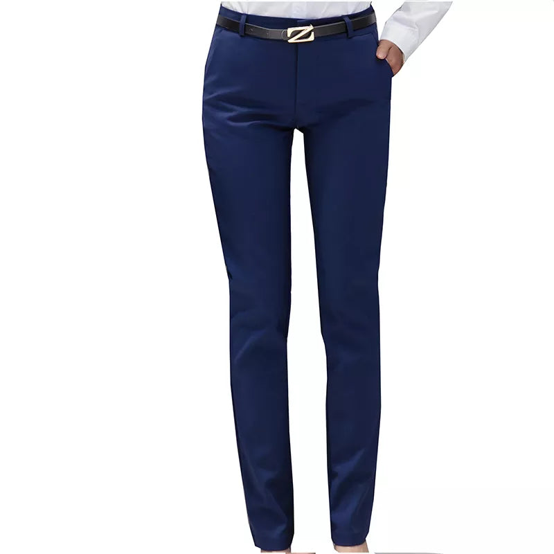 Pantalones tubo de cintura alta para la oficina | Sophisticata™
