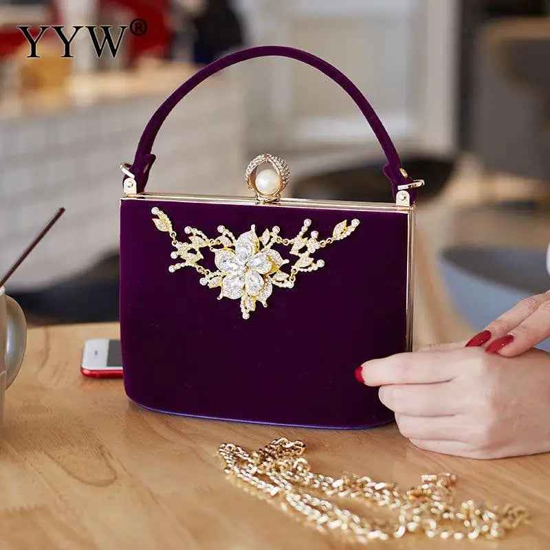 Crystal Flap Evening Clutch