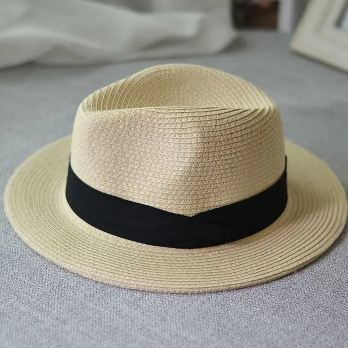 Foldable Panama Straw Sun Hat