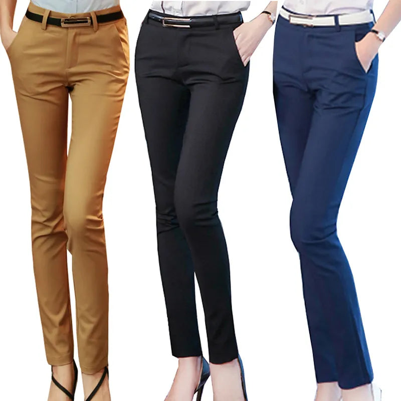Pantalones tubo de cintura alta para la oficina | Sophisticata™