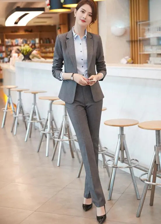 New Fashion Women Pant Suit Formal Business