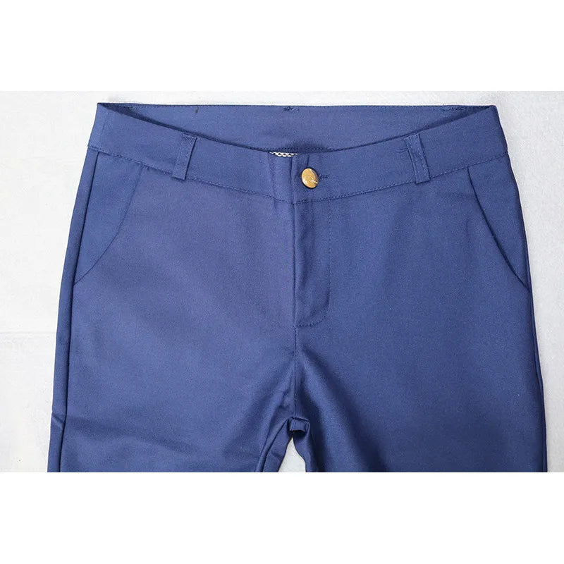 Pantalones tubo de cintura alta para la oficina | Sophisticata™