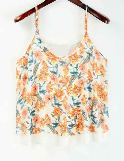 Tank Top Women Chiffon Blouses New Summer Sleeveless Shirt