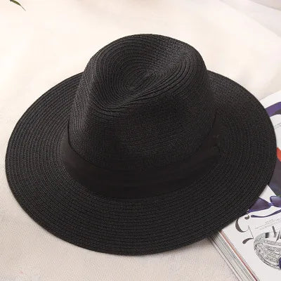 Foldable Panama Straw Sun Hat