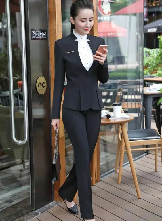 Decorated Pant Suit for Professional Settings | Sophisticata™