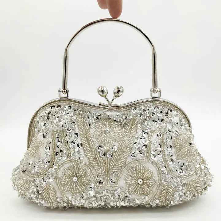 Beaded Frame Evening Purse