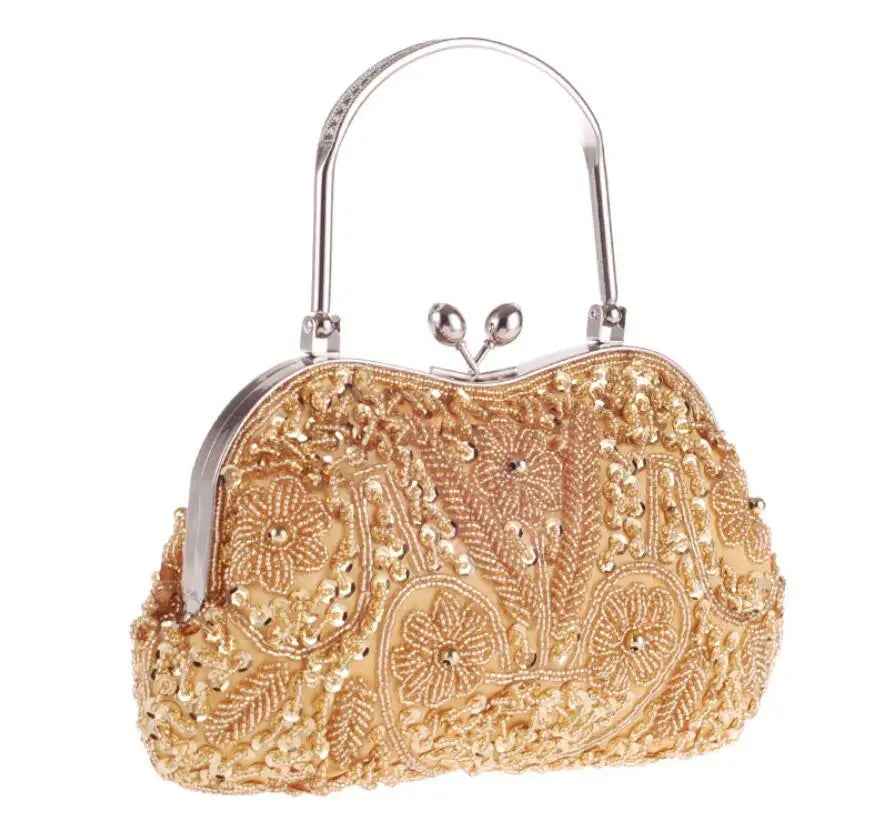 Beaded Frame Evening Purse