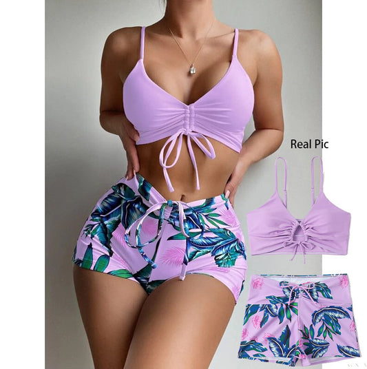 Woman Summer Bikini Set Printed Bikini Set Swimming Suit Ladies Beachwear