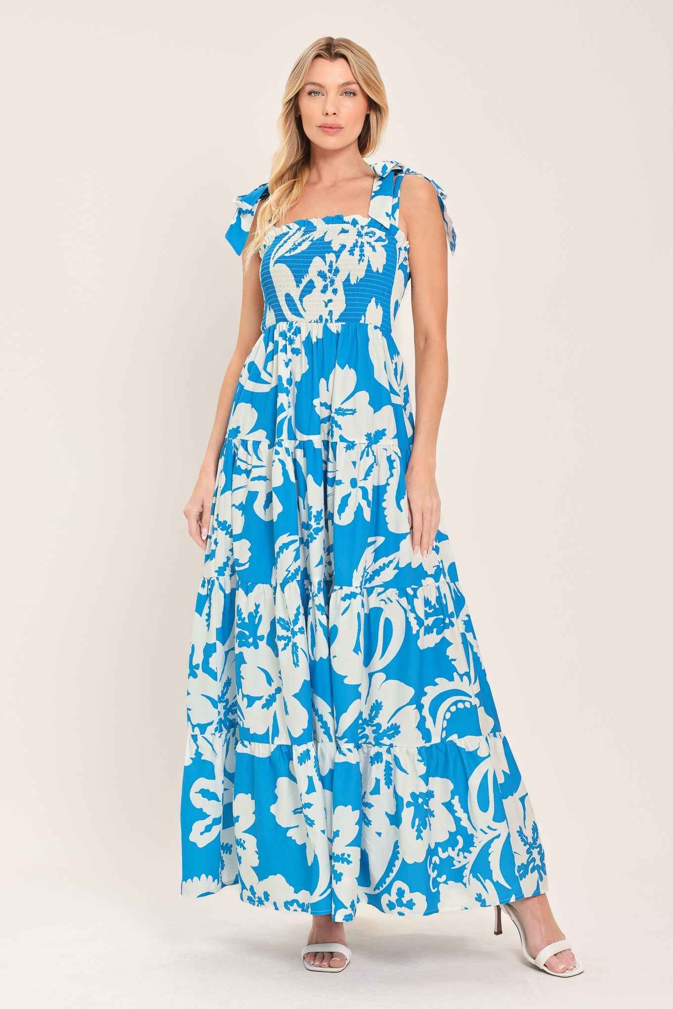 TROPICALLY YOURS WOVEN MAXI DRESS
