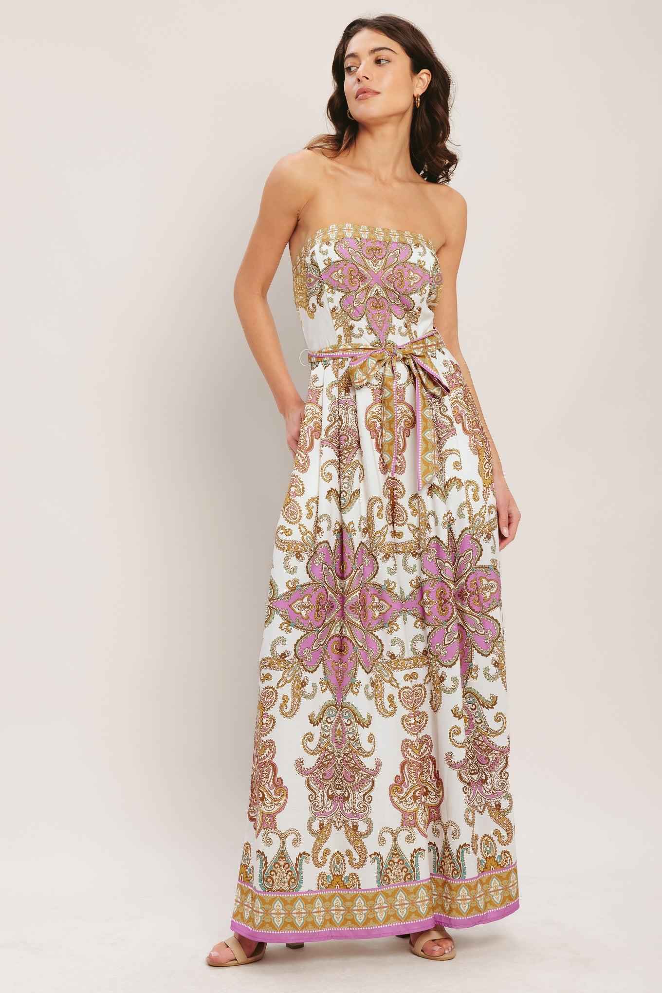MEDITERRANEAN DREAM WOVEN JUMPSUIT