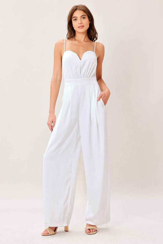 Modern Ease Wide-Leg Woven Jumpsuit