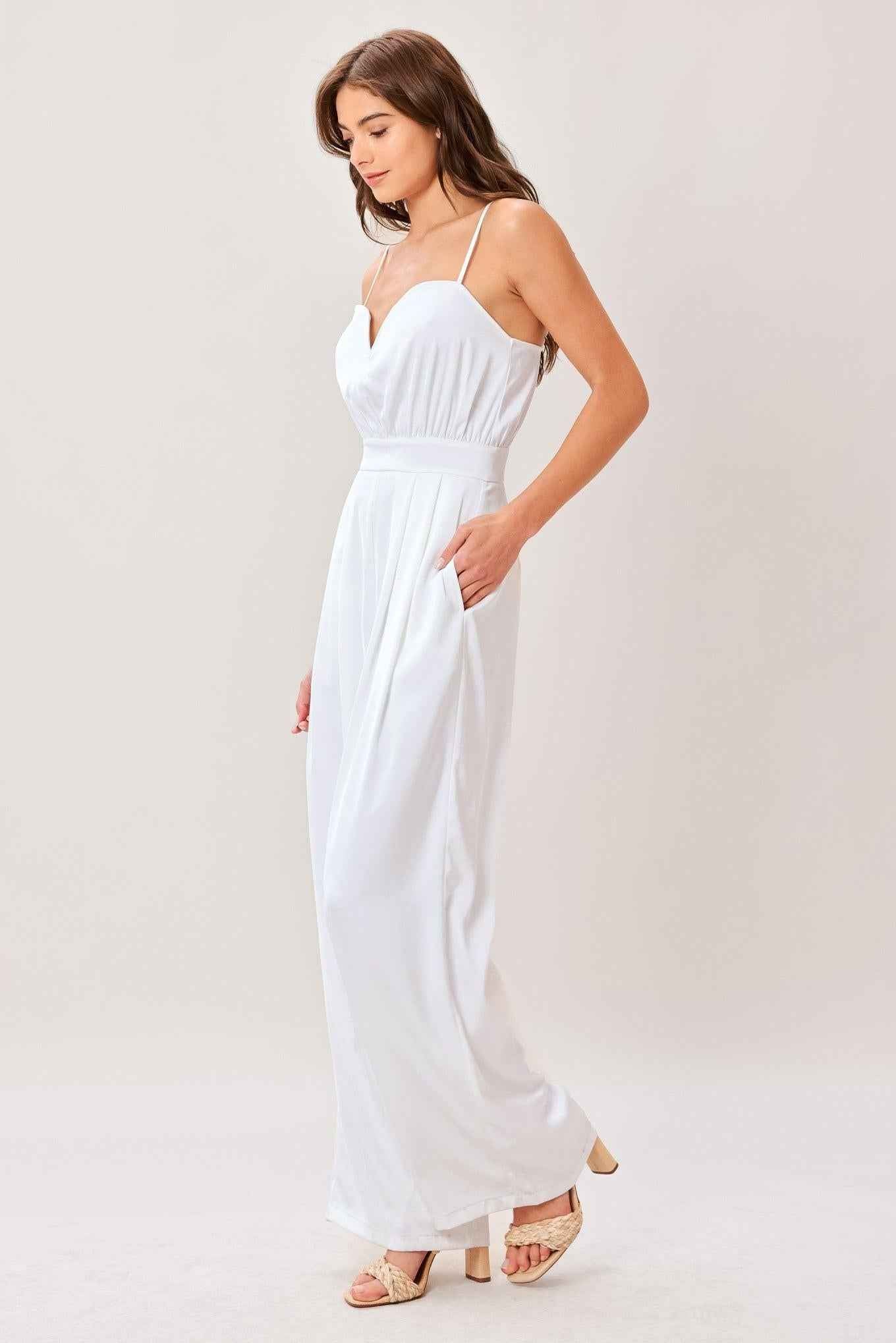 Modern Ease Wide-Leg Woven Jumpsuit