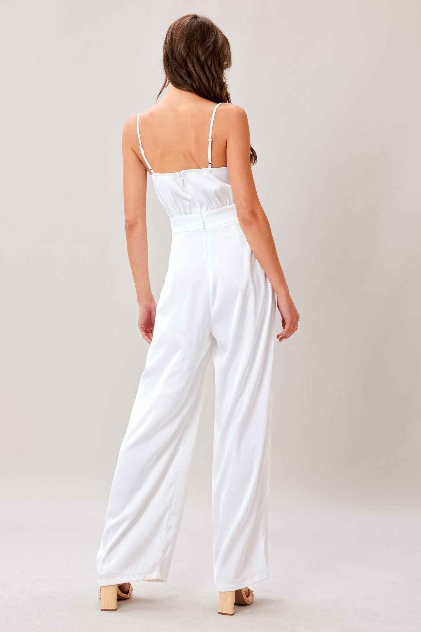 Modern Ease Wide-Leg Woven Jumpsuit
