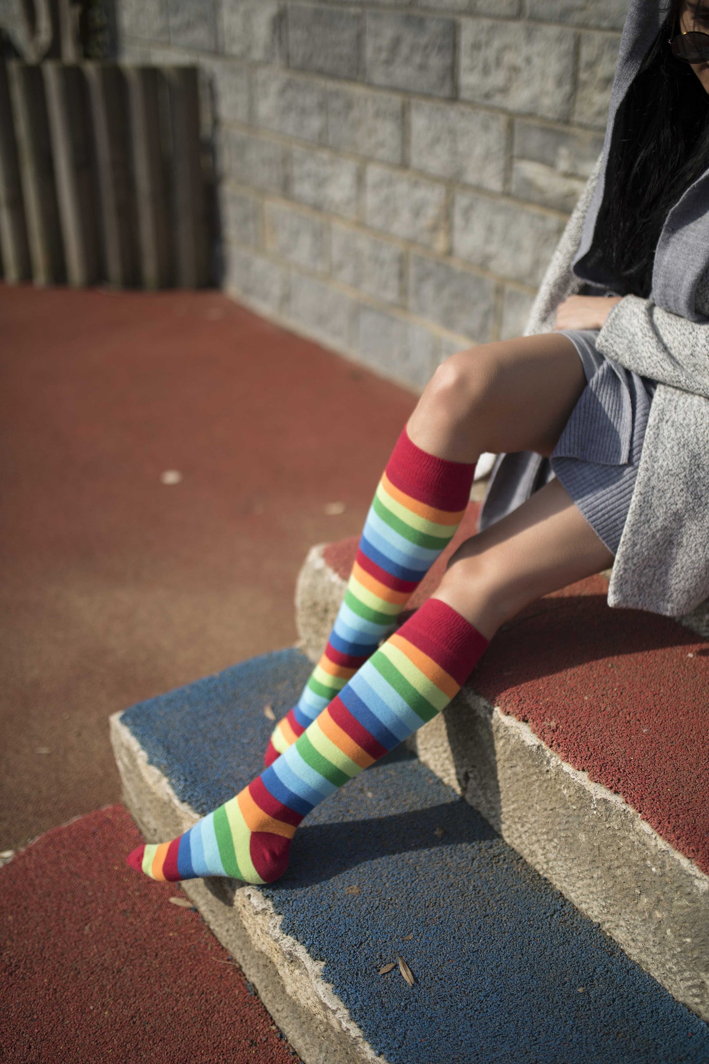 Colorline Classic: Women’s Multiline Stripe Knee-High Socks – Multi-Pack