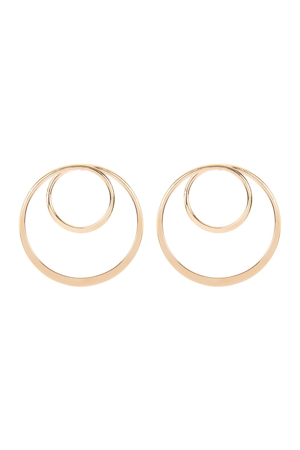 Mye1125 - Aretes de poste de doble argolla
