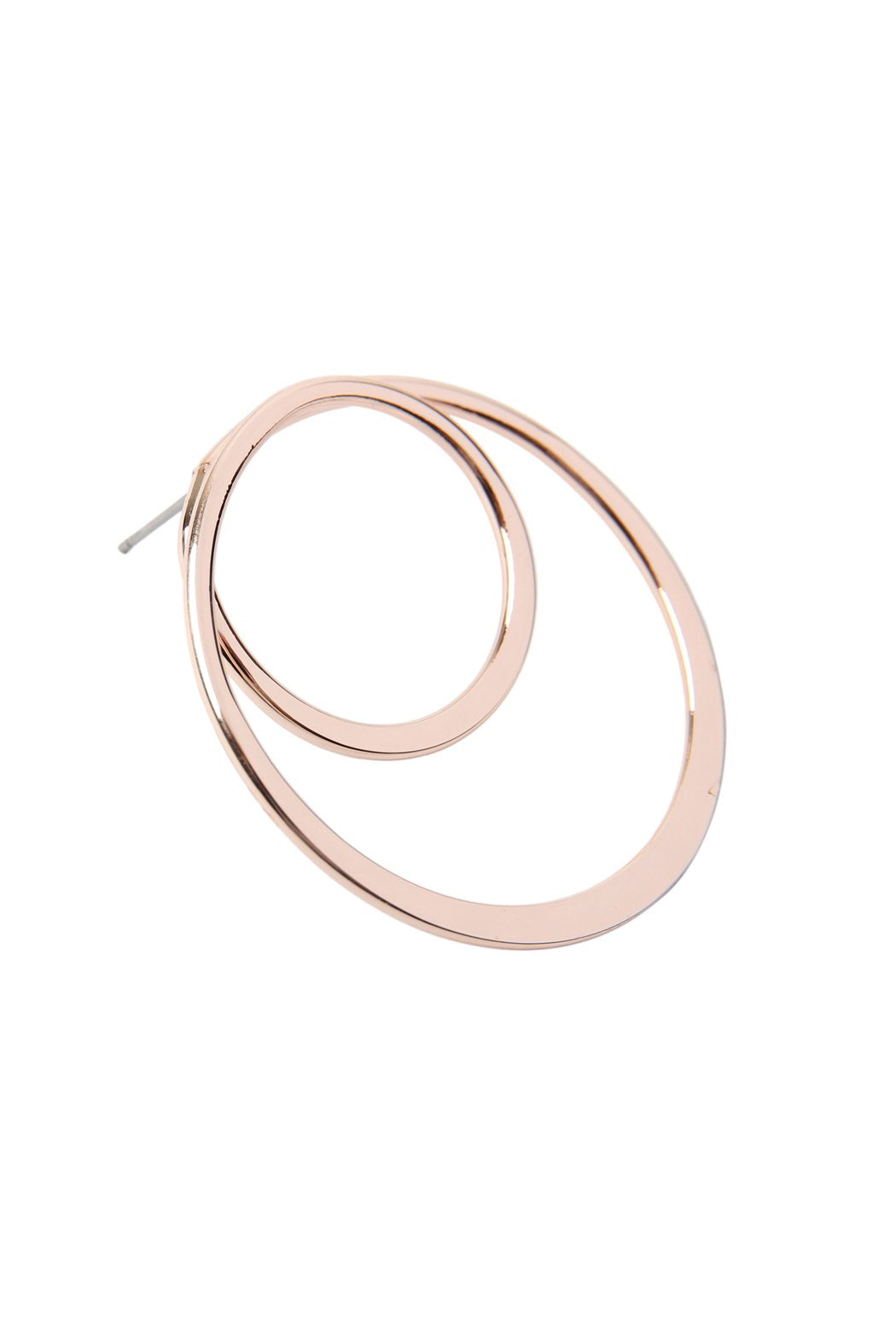 Mye1125 - Aretes de poste de doble argolla