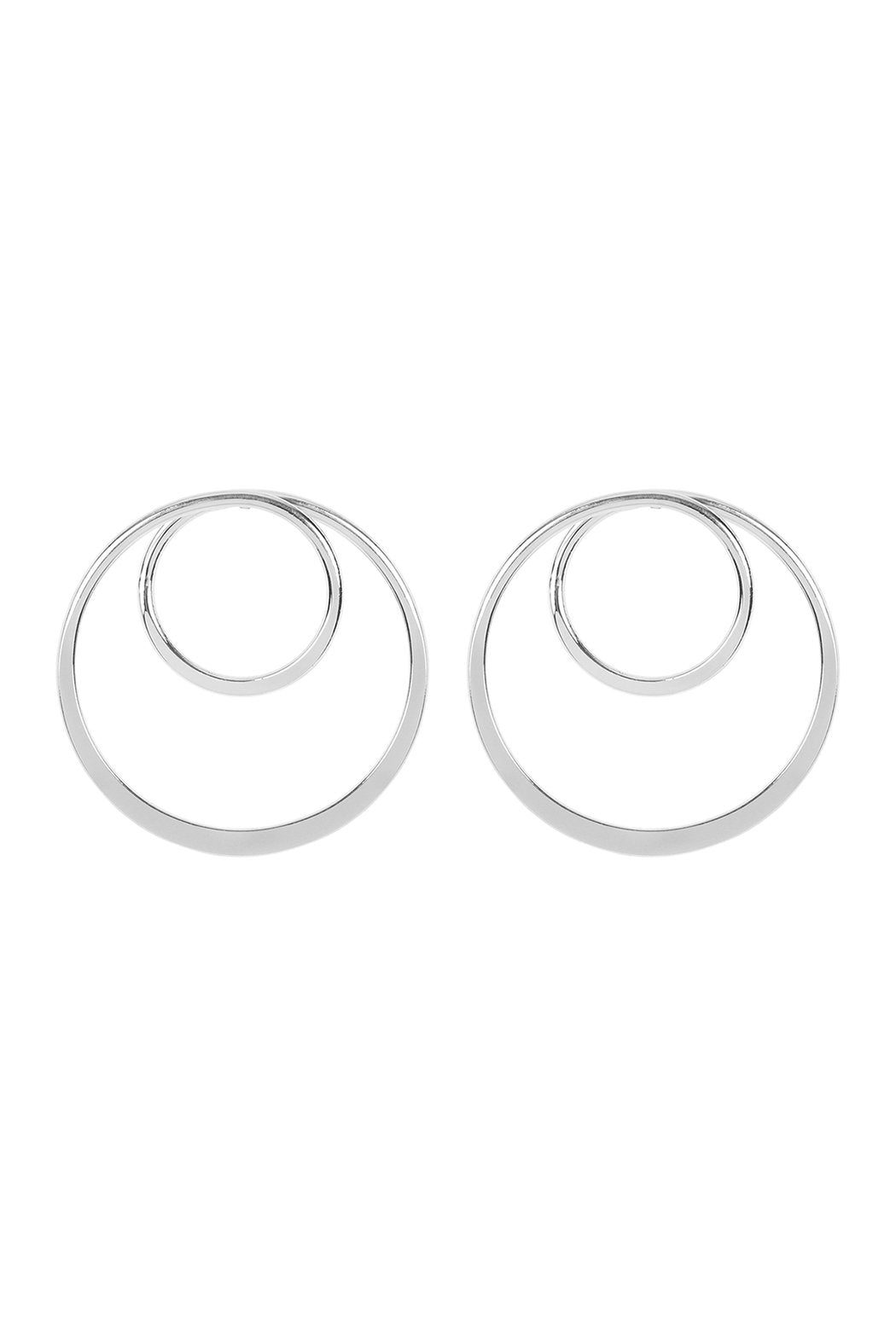 Mye1125 - Aretes de poste de doble argolla