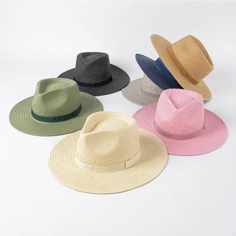 Plain Band Panama Straw Hat | The Sophisticated Shoppers