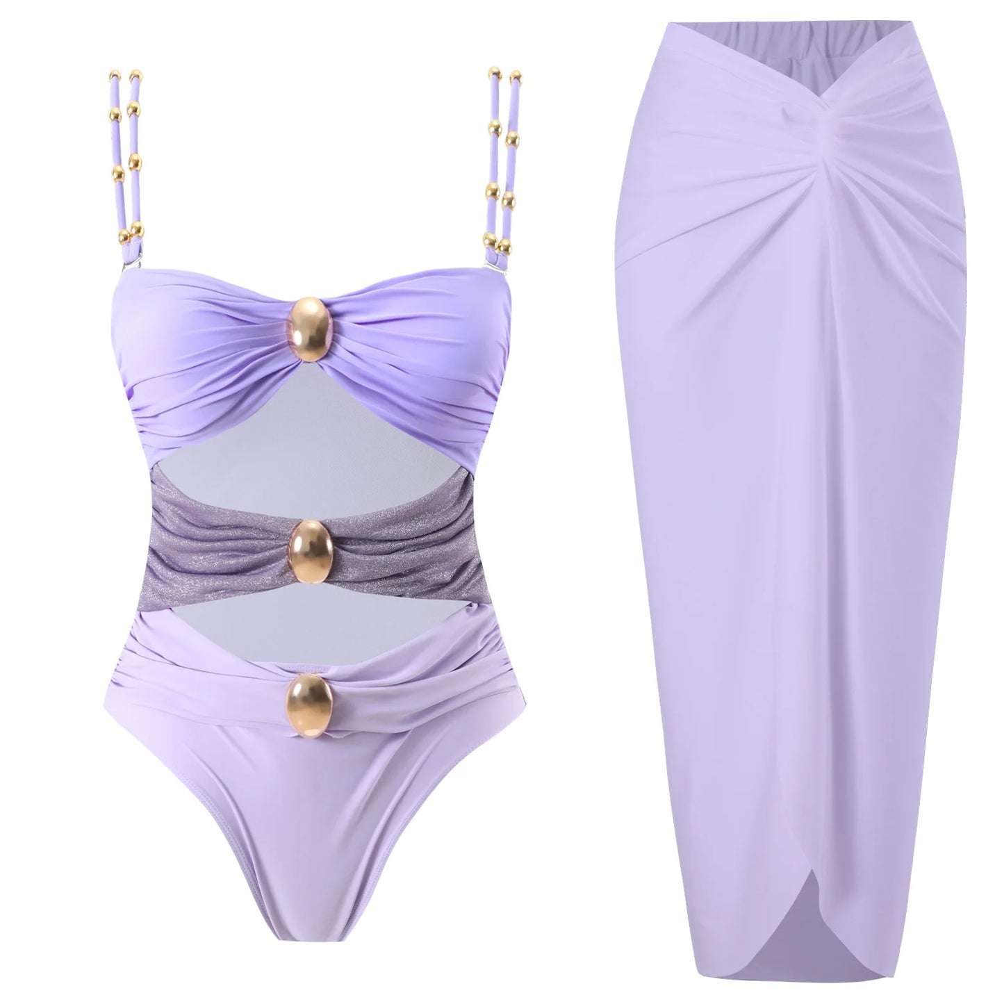 High-Waist 3-Piece Floral Bikini Set | The Sophisticated Shoppers