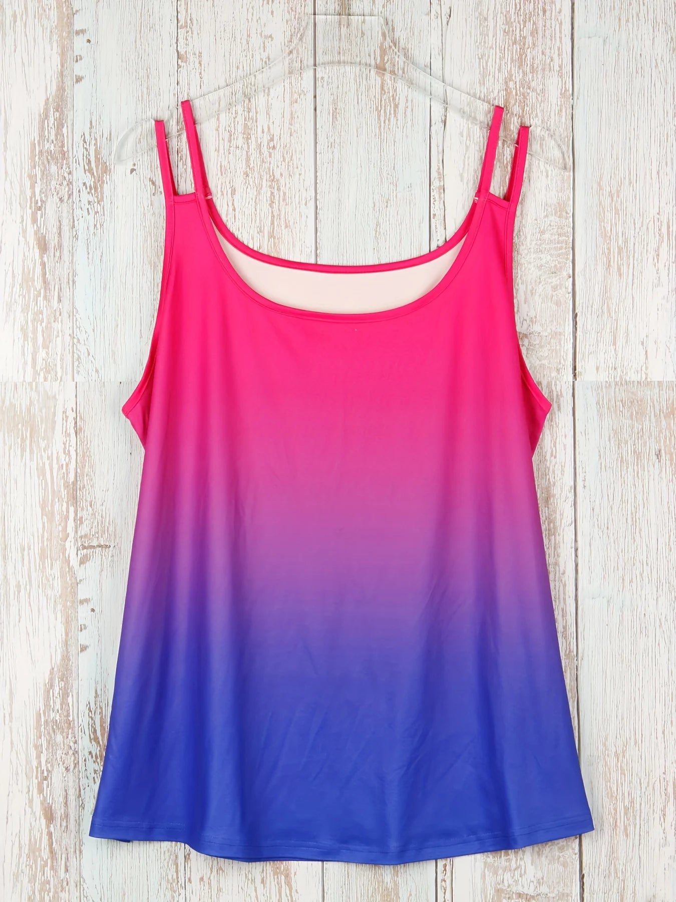 Plus Size Ombre Cami Top | The Sophisticated Shoppers