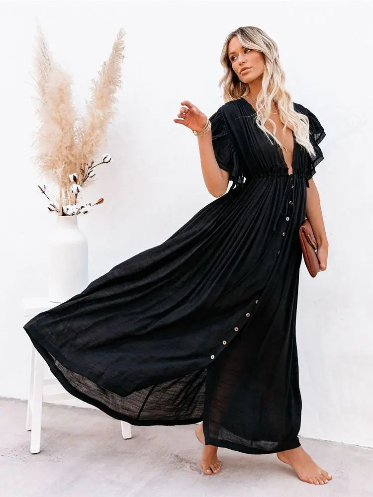Bata de ganchillo para la playa | The Sophisticated Shoppers