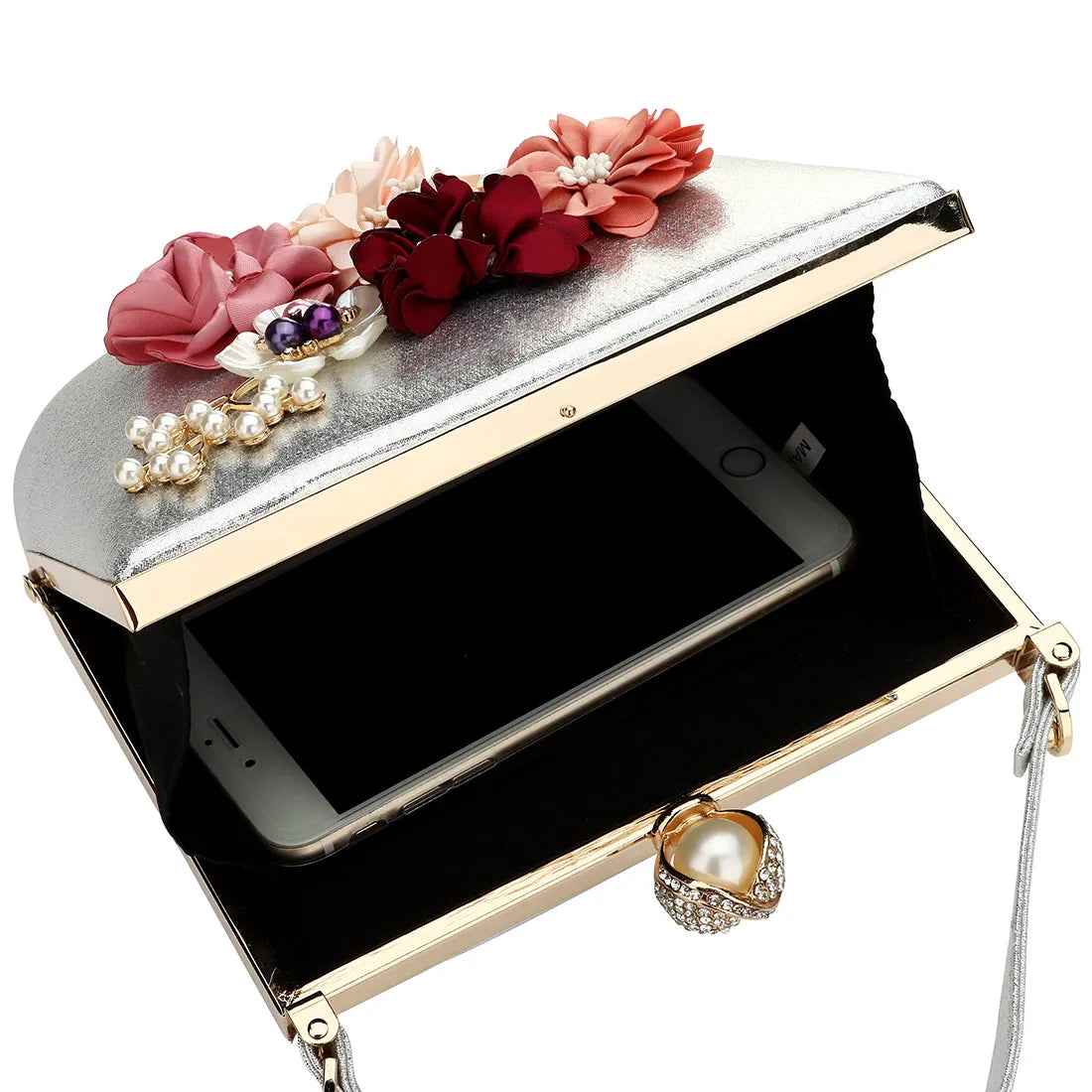 Crystal Flap Evening Clutch
