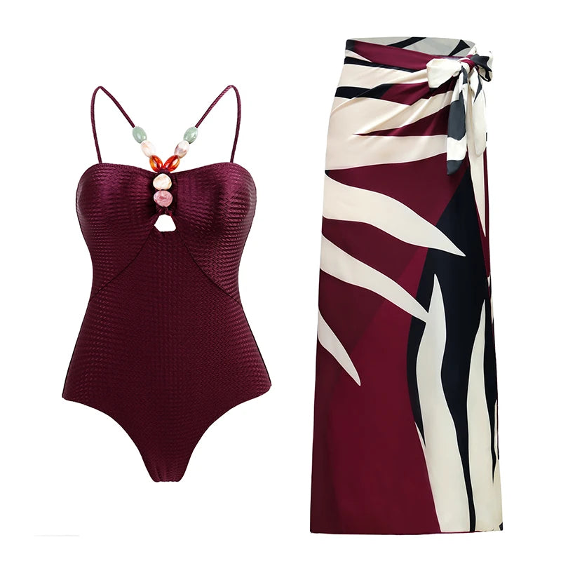 High-Waist 3-Piece Floral Bikini Set | The Sophisticated Shoppers