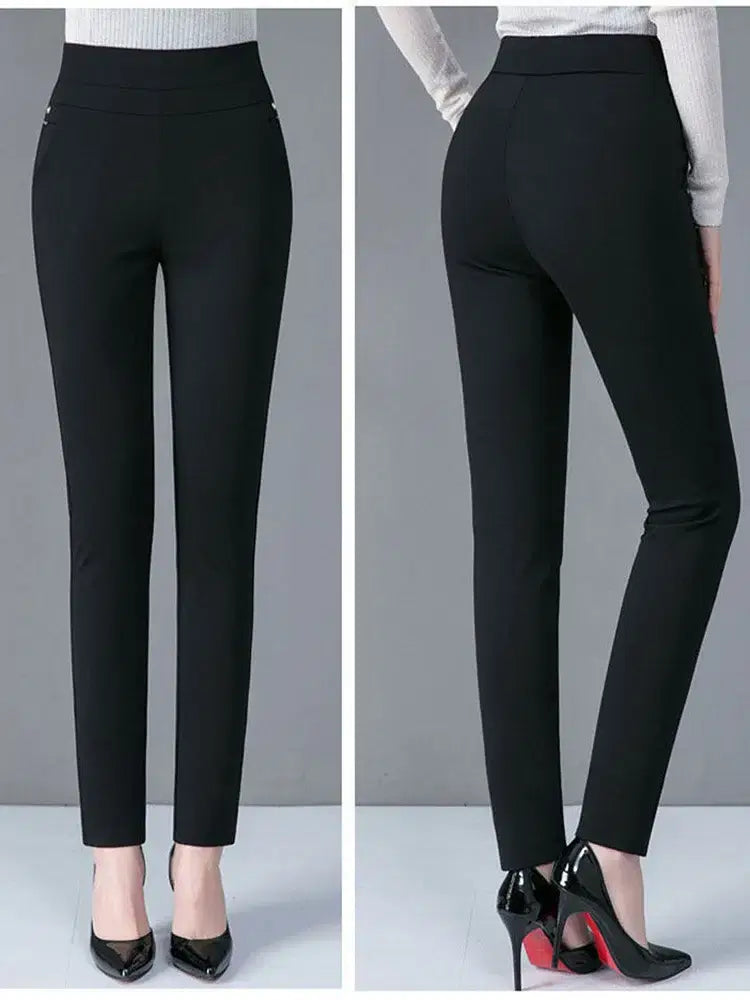 Deep Blue SleekWarm™ Winter Pencil Pants